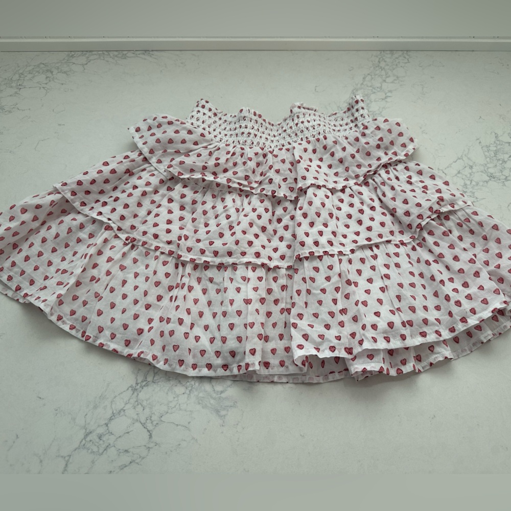 Roller Rabbit Girls Ruffled Heart Skirt Size 12